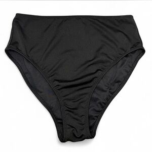 Victorias Secret PINK ACTIVE Black High-Waisted Bikini Bottom